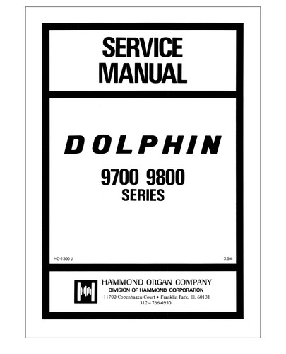 Hammond 9700 9800 dolphin - hammond,