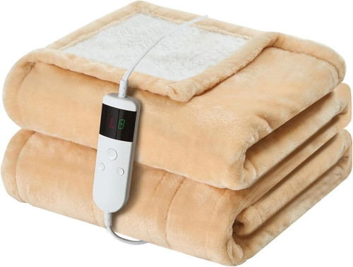 Heated electric blanket throw - electric,