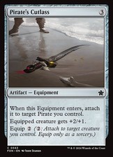 [MTG] Pirate's Cutlass (0563) (FDN) LP-HP