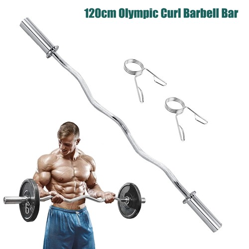 120cm chrome olympic curl - ez,