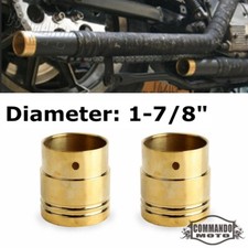 2x 1-7/8" Brass Retro