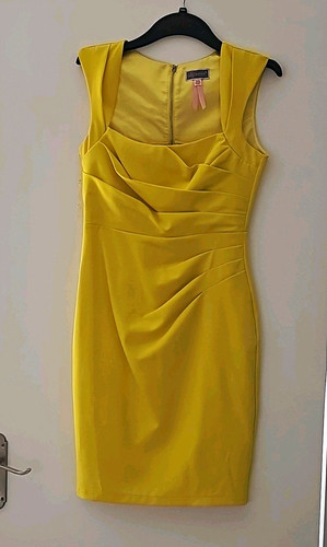 Lipsy london yellow sleeveless - london,