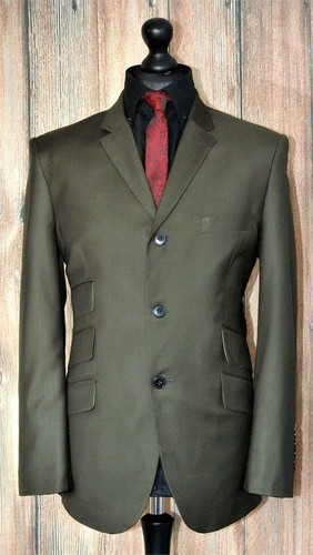 Olive green skinhead 2 - green, 3-2