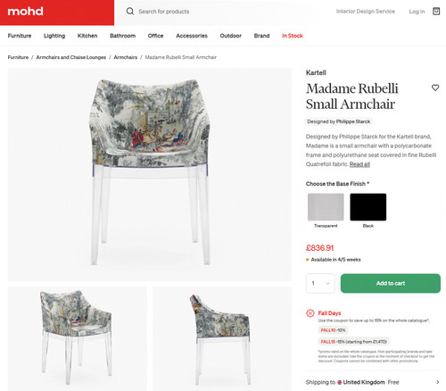 Philippe starck kartell madame - kartell,