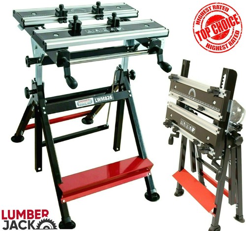 Adjustable folding workmate - adjustable,