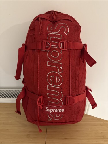 Supreme red backpack - supreme,