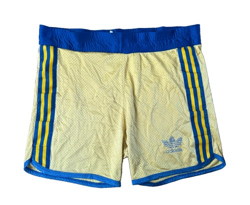 Adidas vtg 70s 80s - mesh, yellow