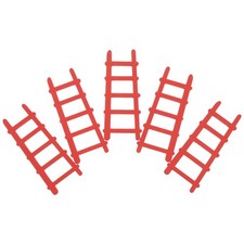  5 Pcs Tiny Ladder Model Toy House Decor Mini Furniture Miniature Dollhouse