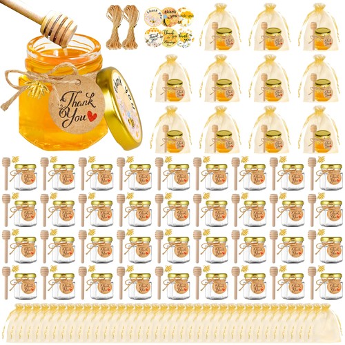 Mini honey jars - honey, jars-1.5oz,48