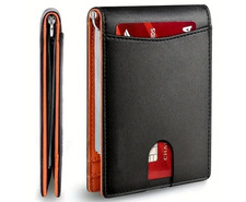 Genuine Leather Slim Wallet