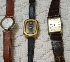 Three Vintage 1970s Ladies Watches - Citizen - Everite - Corteal