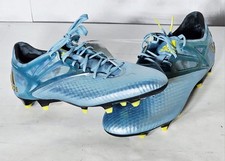 ***Men's ADIDAS Messi 15.1 FG/AG (B23773) Ice Metallic Blue (Sz 7.5, 9, 11, 11.5