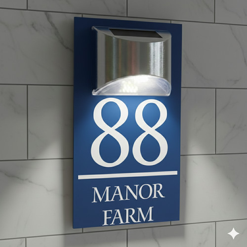 House number plaques - house,