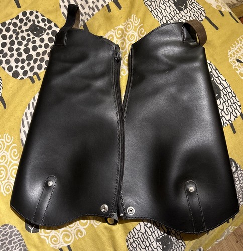 Leather riding chaps - riding,