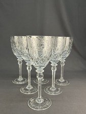 6 Rogaska GALLIA Crystal 9 1/4" Water Goblets: MINT