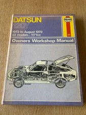 Datsun 120Y Haynes Workshop Repair Manual 1973-1978