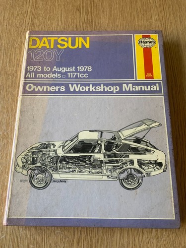 Datsun 120y haynes workshop - 120y,