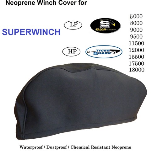 Neoprene winch cover - neoprene, for