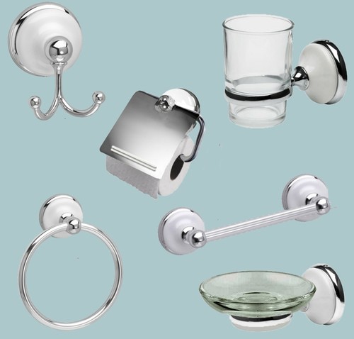 Polished chrome bathroom - polished,