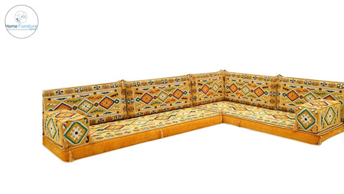 Shaped floor couch - shaped,