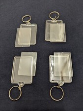 4 x Blank Keyring Acrylic