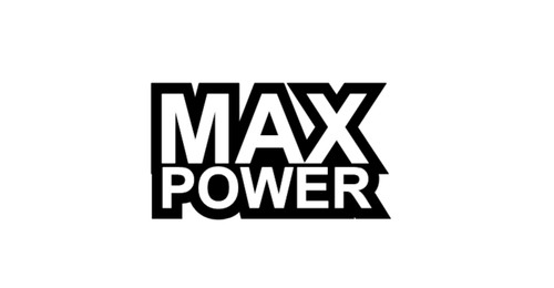 Max power sticker decal - max, sticker/decal