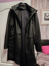 Oversized Rubber Raincoat