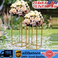 Metal Wedding Arch Backdrop Stand Flower Display Frame Rack Party Venue Decor *4