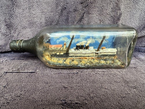 Antique ship bottle - ship, a