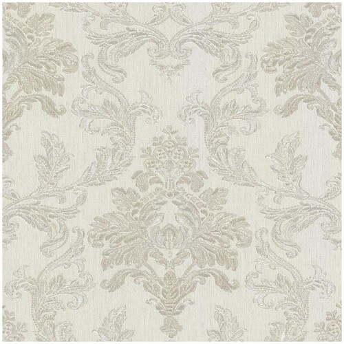 Glitter damask wallpaper cream - glitter,
