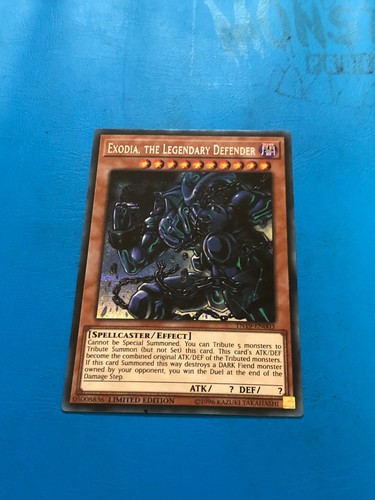 Yugioh secret rare exodia the - rare, exodia,