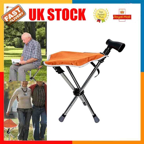 Folding portable walking stick - folding,