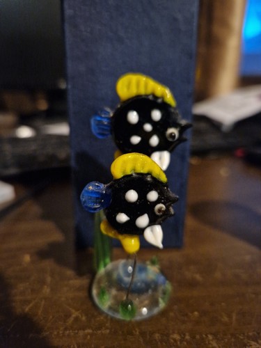 Handmade glass fish - glass, ornament
