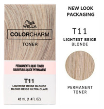 WELLA T11TONER - PERMANENT LIQUID HAIR TONER - LIGHTEST BEIGE BLONDE - FREE POST