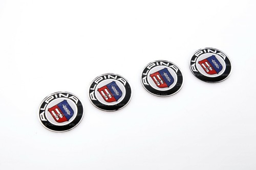 Wheel center badges plexiglas