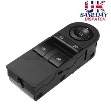13228879 FOR VAUXHALL ASTRA H ZAFIRA B FRONT DRIVERS SIDE ELECTRIC WINDOW SWITCH