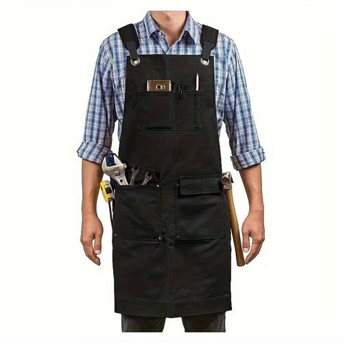 Waterproof canvas work apron - waterproof,