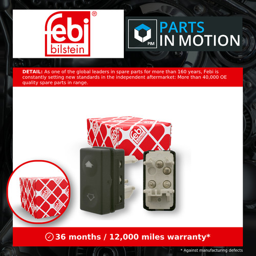 Electric window switch - window, fits