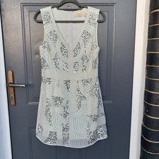 Maya Mint Green Chiffon Silver