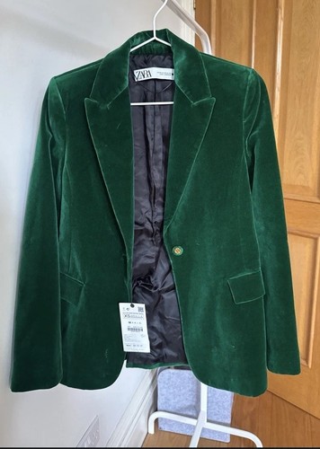 Zara emerald green velvet - emerald,