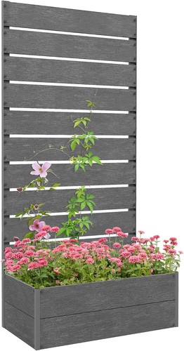 Trellis planter box raised - box,
