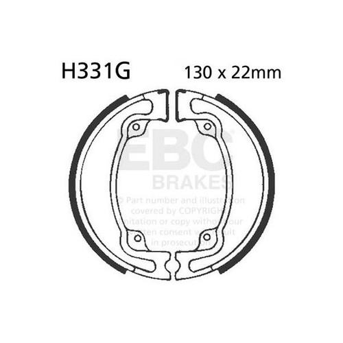 Ebc grooved brake - ebc, shoe
