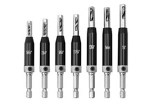 Door Hinge Drill Bit Set Self Centering Bits High Speed Steel Efficient Drilling