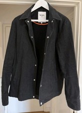 Men’s Wax London Black Dark Grey Jacket Medium. Great Condition