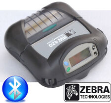 ZEBRA RW420 MOBILE PRINTER WITH BAT+BLUETOOTH USB LABEL PRINTER R4D-0UBA000E-00