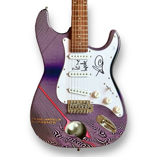 Kevin parker signed guitar - signed,