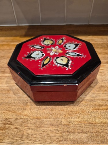 Vintage mother pearl red - mother, &