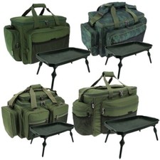 NEW FISHING TACKLE BAG CARRYALL HOLDALL WITH CARP FISHING BIVVY TABLE NGT