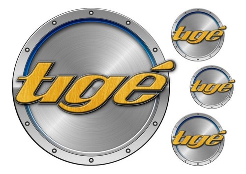 Tige boat stickers brushed - tige,
