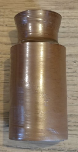 Vintage brown glazed stoneware - glazed,